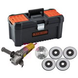 BEG220KA5-QS 900W 125mm Haakse slijper met accessoires