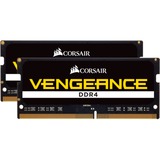 Corsair 64 GB DDR4-2933 Kit werkgeheugen Zwart, CMSX64GX4M2A2933C19, Vengeance