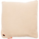 Cozy Una Knitted 45 x 45 cm draadloos warmtekussen Lichtbeige, Powerbank 5000 mAh