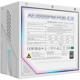 GIGABYTE AORUS ELITE GP-AE1000PM PG5 ICE, 1000 Watt voeding  Wit, 6x PCIe, 1x 12VHPWR, Kabelmanagement