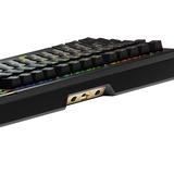 Glorious GMMK 3 PRO HE 75% Prebuilt Wireless Black RGB mechanisch gaming toetsenbord Zwart, US lay-out (QWERTY), Glorious Fox, 75%, 75%, RGB, GPBT-doubleshot keycaps, Knob, 2.4 GHz / Bluetooth / USB-C