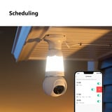 Imou Bulb Cam 2K beveiligingscamera Wit, E26/E27 universele schroeffitting
