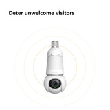 Imou Bulb Cam 2K beveiligingscamera Wit, E26/E27 universele schroeffitting