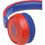 JBL JR310BT draadloze headset on-ear  Rood/blauw, Bluetooth 5.0