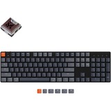 Keychron K5SE-E3, toetsenbord Zwart/grijs, US lay-out, Keychron Low Profile Optical Brown, RGB leds, ABS, Bluetooth 5.1, hot swap