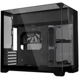 Lian Li O11 Vision-M  mini tower behuizing Zwart | 2x USB-A | 1x USB-C | Tempered Glass