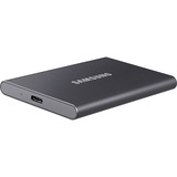 SAMSUNG Portable T7, 1 TB externe SSD Grijs, MU-PC1T0T/WW, USB-A 3.2 (10 Gbit/s)