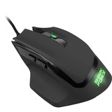 Sharkoon SHARK Force II gaming muis Zwart, 400 - 4200 dpi, Meerkleurige leds