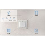 Shelly BLU Wall Switch 4 + Legrand adapter schakelaar Wit, Bluetooth 4.2