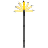Stanley 18V FATMAX V20 accu-takkenschaar - 2Ah accu Geel/zwart,  Accu en oplader inbegrepen, telescopische steel