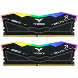 Team Group 32 GB DDR5-6400 (2x 16 GB) Dual-Kit werkgeheugen Zwart, Delta RGB, FF3D532G6400HC32ADC01, XMP 3.0