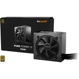 be quiet! Pure Power 12 750 watt voeding  Zwart, 1x 12V-2x6, 3x PCIe