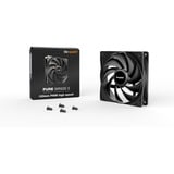 be quiet! Pure Wings 3 PWM high-speed case fan Zwart, 120 x 120 x 25 mm