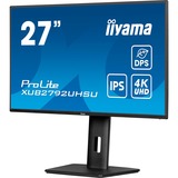 iiyama ProLite XUB2792UHSU-B6 27" 4K Ultra HD monitor Zwart (mat), 1x DisplayPort, 1x HDMI, 1x USB-C, 3x USB-A