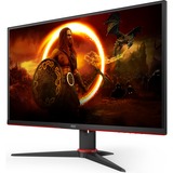 AOC 27G2SAE/BK 27" Gaming Monitor Zwart/rood, VGA, HDMI, DisplayPort, Audio, 165Hz, FreeSync Premium