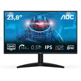 AOC Q24B36X 23.8" gaming monitor Zwart, 1x HDMI, 1x DisplayPort, 144 Hz
