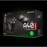 ASTRO Gaming A40 TR headset + MixAmp Pro TR over-ear gaming headset Zwart/rood, Pc, Mac, Xbox One
