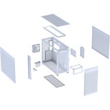 ASUS ASUS PRIME AP303 MESH WHITE midi tower behuizing Wit | 2x USB-A | 1x USB-C