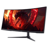 Acer Nitro XZ340CUR X2 34" Curved UltraWide gaming monitor Zwart, 2x HDMI, 2x DisplayPort, Audio, AMD FreeSync, 200 Hz