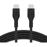 Belkin BOOSTCHARGE Flex USB-C/USB-C-kabel Zwart, 1 m