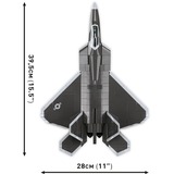 COBI Armed Forces - Lockheed F-22 Raptor Constructiespeelgoed Schaal 1:48
