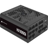 Corsair HX1000i, 1000 Watt voeding  Zwart, 6x PCIe, Full Kabel-management
