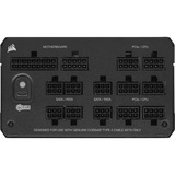 Corsair HX1000i, 1000 Watt voeding  Zwart, 6x PCIe, Full Kabel-management