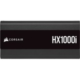 Corsair HX1000i, 1000 Watt voeding  Zwart, 6x PCIe, Full Kabel-management