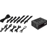 Corsair HX1000i, 1000 Watt voeding  Zwart, 6x PCIe, Full Kabel-management