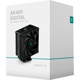 DeepCool AK400 Digital RGB CPU-koeler Zwart, 4-pins PWM fan-connector