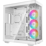 DeepCool CH780 midi tower behuizing Wit | 4x USB-A | 1x USB-C | RGB | Window