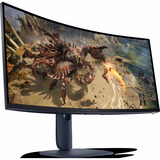 Dell AW3425DWM 34" Curved UltraWide gaming monitor Zwart, 180 Hz, HDMI, DisplayPort, USB, AMD FreeSync