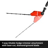 EINHELL Accu tuin-multitool GE-HC 18 Li T Solo stoksnoeizaag Rood, Accu en oplader niet inbegrepen