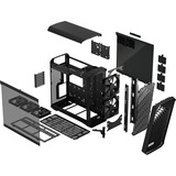 Fractal Design Torrent Black TG Light Tint Tower-behuizing Zwart | Window-kit | USB 3.0
