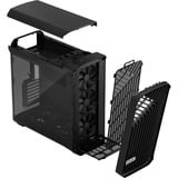 Fractal Design Torrent Black TG Light Tint midi tower behuizing Zwart | 2x USB-A | 1x USB-C | Tempered Glass