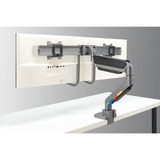 Kensington SmartFit Dual Monitor Arm met Crossbar en Handle monitorarm Grijs