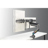 Kensington SmartFit Dual Monitor Arm met Crossbar en Handle monitorarm Grijs