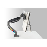 Kensington SmartFit Dual Monitor Arm met Crossbar en Handle monitorarm Grijs