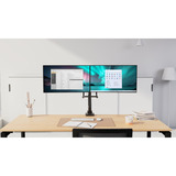 Kensington SmartFit Dual Monitor Arm met Crossbar en Handle monitorarm Grijs