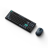 Keychron B33 Keyboard and BM25 Mouse Wireless Combo desktopset Zwart, US lay-out (QWERTY), Scissor switches, 80% (TKL), ABS, USB-C | 2.4 GHz | Bluetooth, 400-2400 Dpi