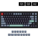 Keychron JM-43 OEM Dye-Sub PBT Keycap Set - Hacker keycaps Donkerblauw/lichtblauw