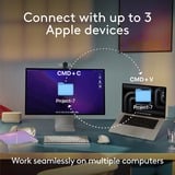 Logitech MX Keys S for Mac toetsenbord Grijs, US-International lay-out (QWERTY), 100%, Bluetooth Low Energy