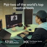 Logitech MX Keys S for Mac toetsenbord Grijs, US-International lay-out (QWERTY), 100%, Bluetooth Low Energy