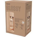 Mysoda Glassy Latte bruiswatertoestel Beige, Excl. CO2-gascilinder - met glazen fles