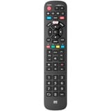 One for all Panasonic TV Replacement Remote afstandsbediening Zwart