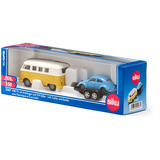 SIKU Super - VW T1 met aanhanger en VW Kever Modelvoertuig 