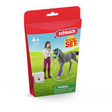 Schleich Horse Club - Mevrouw Kramer met veulen speelset 42752