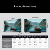 Sony Bravia 3 II K-50XR32M2 50" 4K Ultra HD Led-tv Zwart, 4x HDMI, Audio, LAN, Wi-Fi 6, 120 Hz
