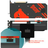 Thermal Grizzly WireView Pro II sensor Zwart, Reversed, 12V-2x6-Pin, USB-C