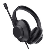 Trust Ayda Max USB Pc-headset Bedraad over-ear  Zwart, USB, microfoon met mute, verstelbare hoofdband 